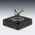 1990s Vintage 20th Century English Silver Greyhound Statue on Granite Base, 1994 For Sale - Image 5 of 12