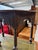 Carved Oak Half Moon Side Table For Sale - Image 3 of 8