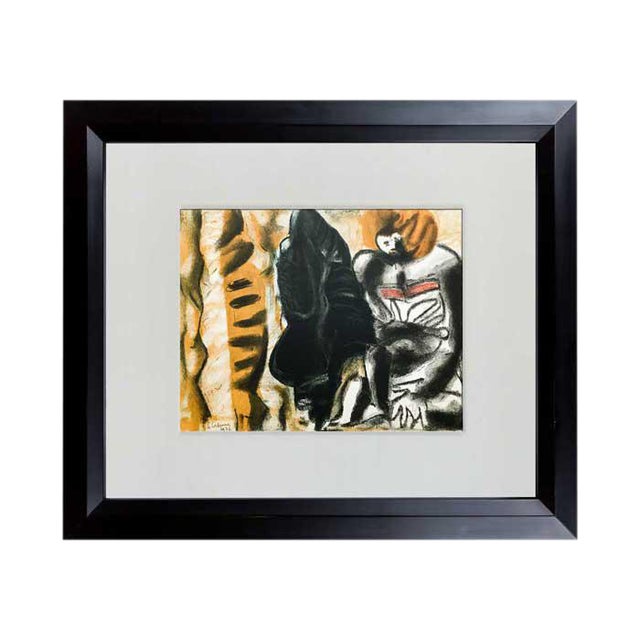 Modern Le Corbusier Lithograph Original Limited Edition 1937 Sign +W/Frame For Sale