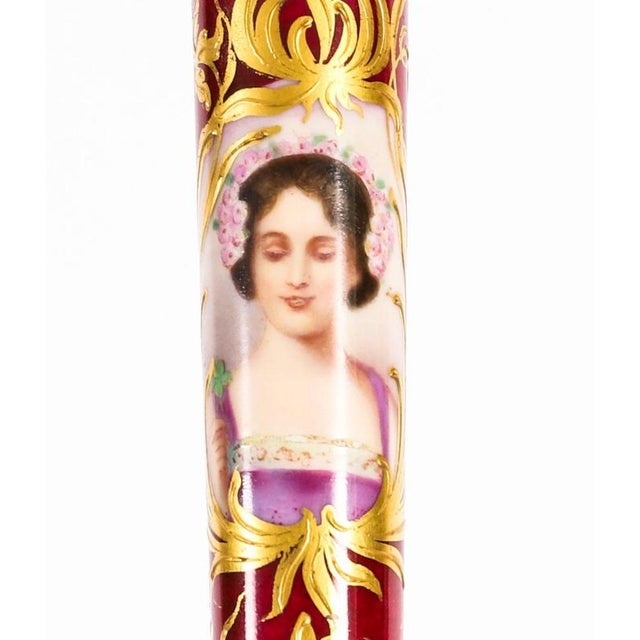 Antique French Sevres Porcelain Walking Sword Stick, 1890s For Sale - Image 9 of 15