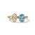 This elegant ring showcases the fresh and vibrant beauty of Peridot gemstones, admired for their lively green hue and...