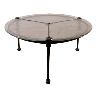 Round Coffee Table from Lothar Klute, 1980s For Sale