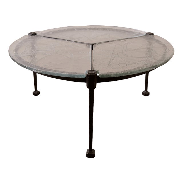 Round Coffee Table from Lothar Klute, 1980s For Sale