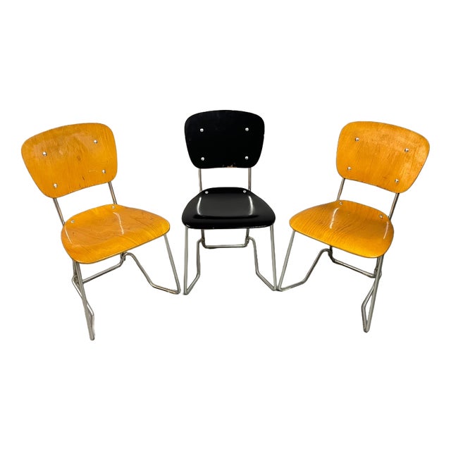 Folding Dining Chairs by Armin Wirth for Aluflex, Switzerland, 1951, Set of 3 For Sale