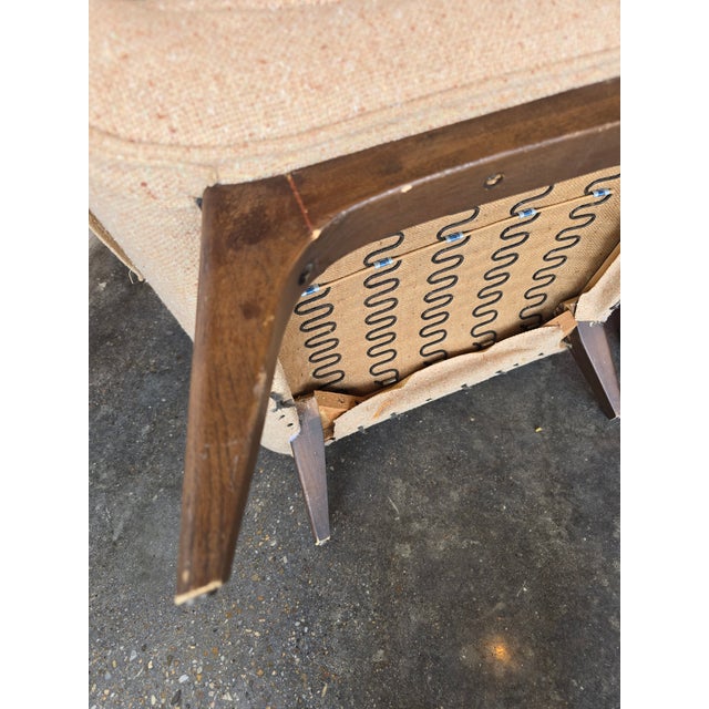 Adrian Pearsall Style Highback Chair MCM Vintage For Sale - Image 12 of 12