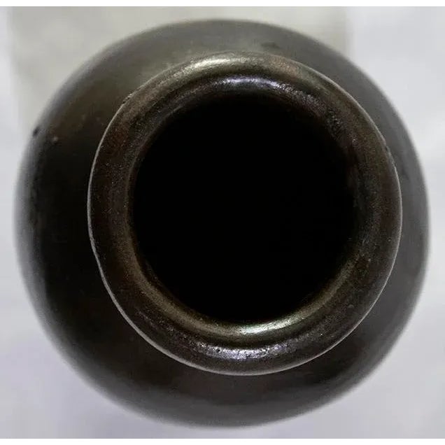 Antique Farmhouse Kitchen Storage Crock - Brownstone Crockery For Sale - Image 4 of 6