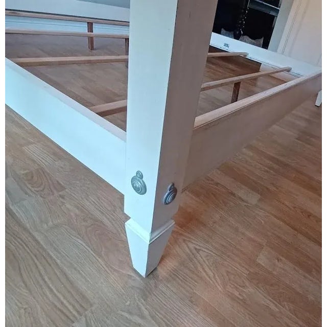 Ethan Allen Swedish Home Four Poster and Canopy Bed King Size For Sale - Image 9 of 12