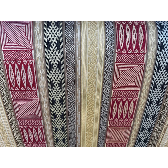 Moroccan Style Twin Upholstered Bed Frame W/Matching Pillows For Sale - Image 10 of 13