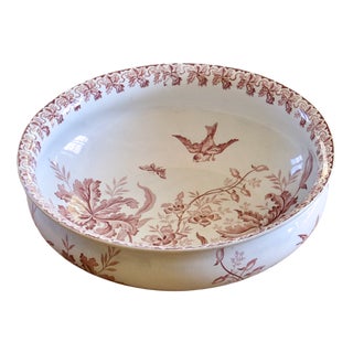 Antique French Bowl by St Amand, 1885 For Sale