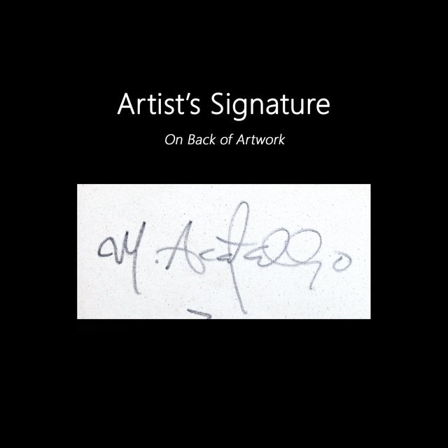 Set Adrift - Large Moody Atmospheric Abstract Alluring Oil Painting on Canvas Original Artwork by Mark Acetelli For Sale - Image 9 of 9