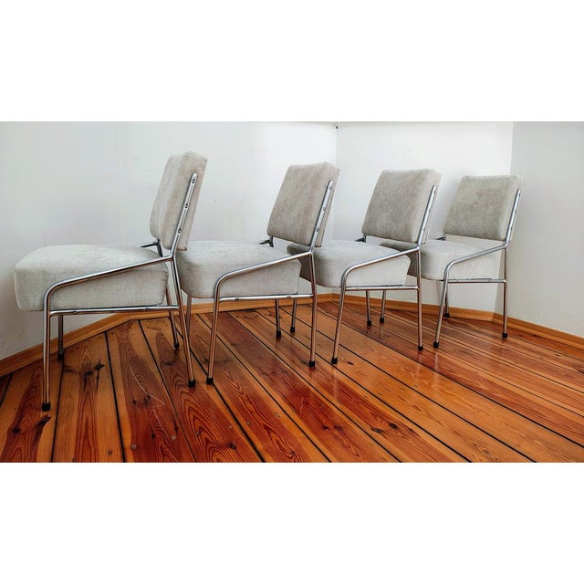 Bauhaus Dining Chairs attributed to Hynek Gottwald, Czechoslovakia, Set of 4 For Sale - Image 8 of 14