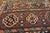 Tribal Cute Wine Red Background and Ivory Border Tribal Geometric Design Antique Persian Soumak Rug For Sale - Image 3 of 6