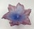 Daum France "Amaryllis Amethyst" Pâte de Verre Crystal Vide-Poche Bowl, Signed, Original Box An exquisite Daum France...