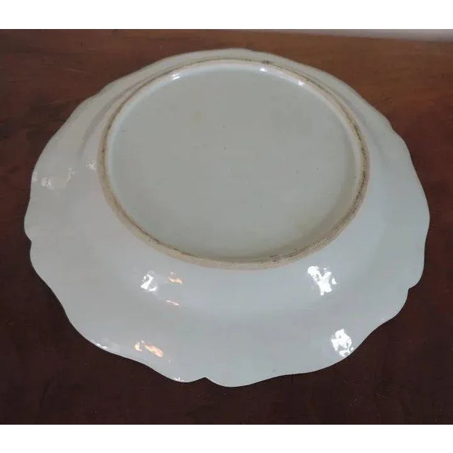 18th Century Chinese Porcelain Peacock in Garden Charger For Sale - Image 10 of 11