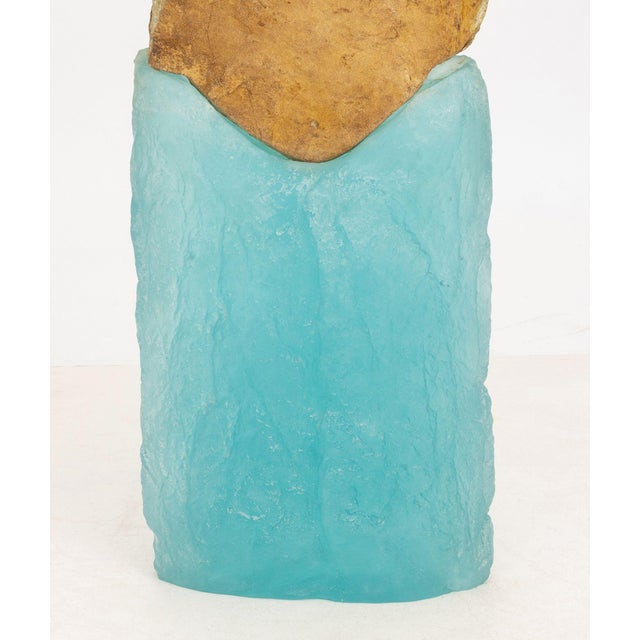 Thomas Scoon "Consort" Mixed Media Studio Art Glass and Granite Sculpture For Sale - Image 4 of 17