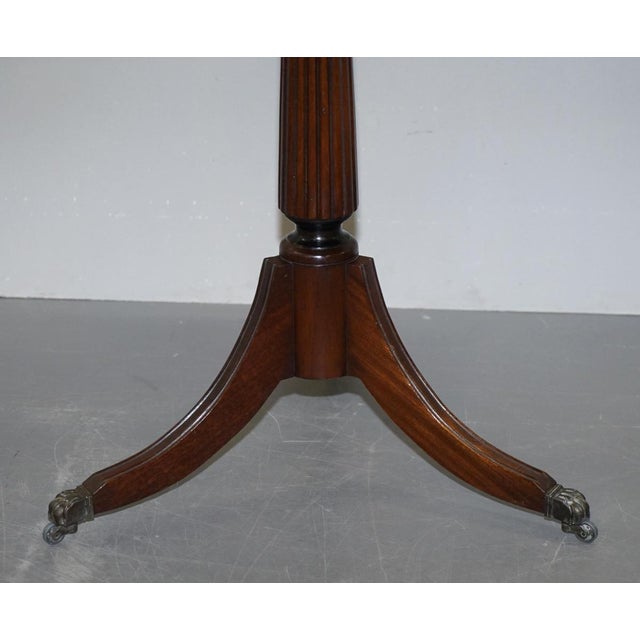 Burr Walnut Marquetry Inlay Side Tables, Set of 2 For Sale - Image 4 of 18