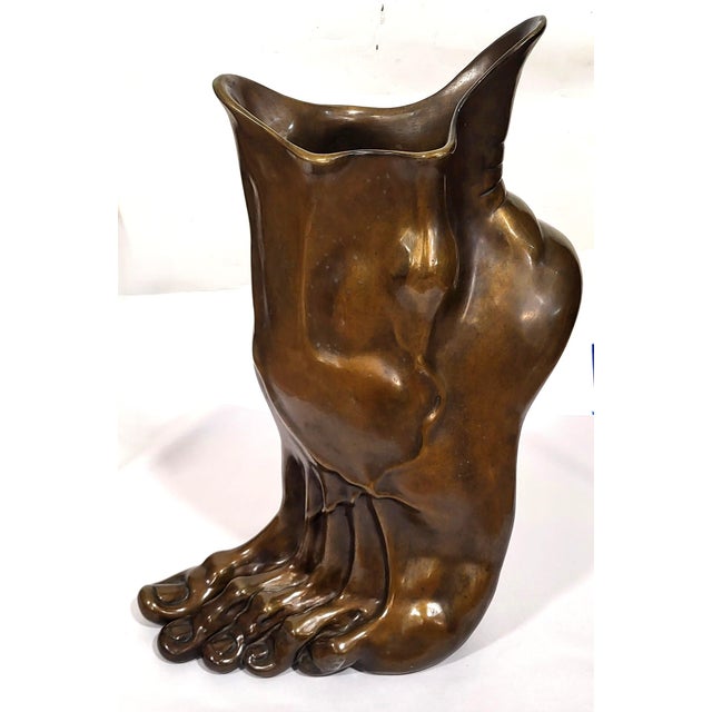 Monumental Modern Bronze Sculpture "Foot" by Adam Kurtzman 2/25 For Sale - Image 9 of 17