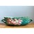 Modern Vintage Roseville Green Clematis Ceramic Bowl For Sale - Image 3 of 12