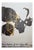 Vintage Galerie Rudolf Zwirner 1982 Exhibition Poster by Felix Droese, Germany, 1980s For Sale