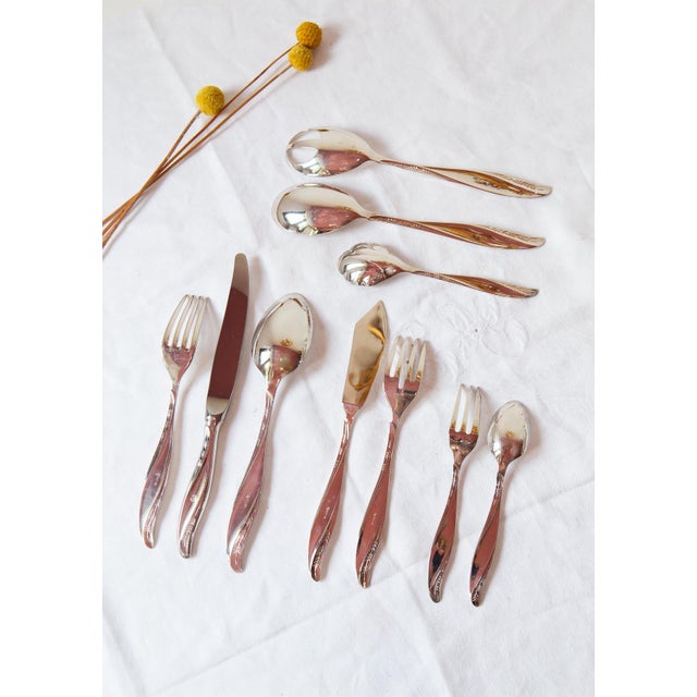 Polish Cutlery Set for Six by Hefra Amerykański, 1990s, Set of 40 For Sale - Image 10 of 16
