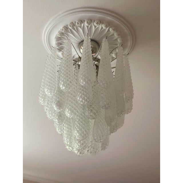 Small Short Murano Chandeliers, Set of 2 For Sale - Image 4 of 7