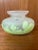 Contemporary Mid-Century Pair of Hand Blown Vases - Tarnowiec Poland Semi Opaque Turquoise & Lime For Sale - Image 3 of 18