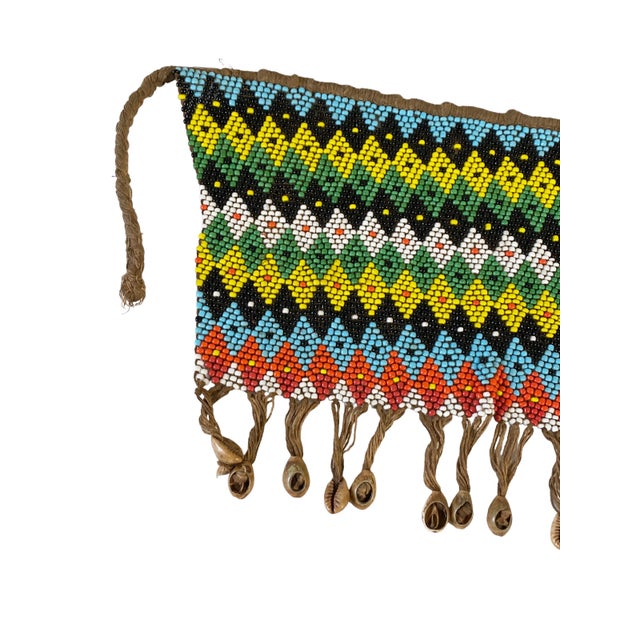 1980s Tribal Ceremonial Skirt Kirdi Beaded Cache Sex Pikuran Cameroon For Sale - Image 5 of 11
