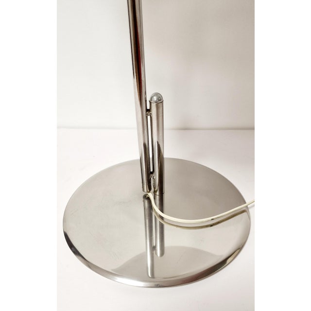 Silver Table Lamp by Lindau and Lindekrantz for Zero, 1970s For Sale - Image 8 of 11