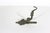 Metal Vintage Brass Serpent Hook For Sale - Image 7 of 10