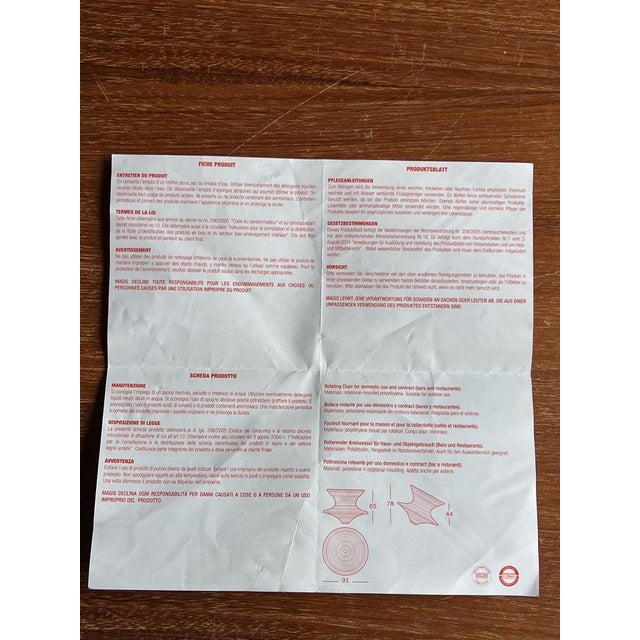 Spun Rotating Chair by Thomas Heatherwick for Magis For Sale - Image 14 of 17