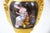 Pair of Old Paris Gilt Porcelain Decorative Vases With Romantic Scenes For Sale - Image 4 of 14