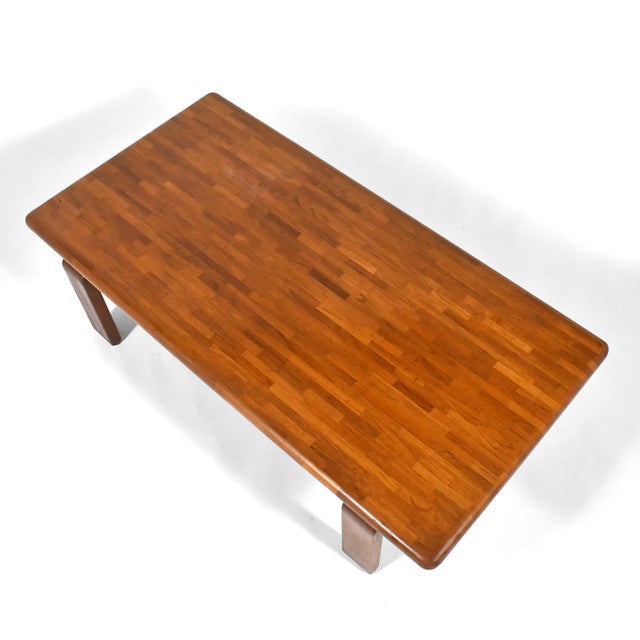 Wood Solid Teak Coffee Table For Sale - Image 7 of 8
