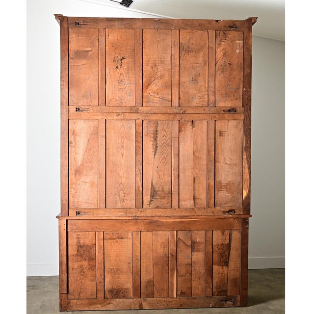 French Mid 20th Century Oak Bookcase For Sale - Image 14 of 14