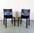 CAB 412 Chairs by Mario Bellini for Cassina, 1980s, Set of 2, in Good conditions. Designed 1970 to 1979 This piece has an...