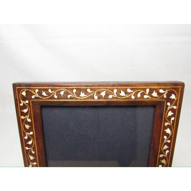 Antique Anglo Indian Inlaid Photo Frame For Sale In San Francisco - Image 6 of 11