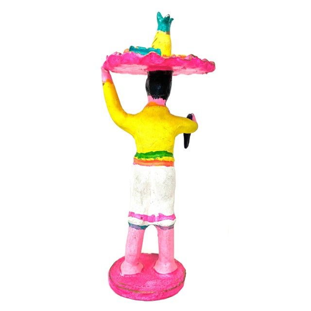 1960s Villager Folk Art Set From Metepec, Mexico - Set of 6 For Sale - Image 9 of 18