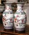 Pair of Mid-Century Chinese Famille Rose Porcelain Vases on Wood Bases For Sale - Image 10 of 12