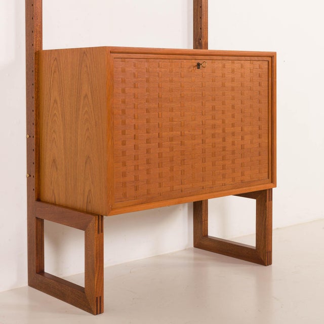 Free-Standing Wall Unit by Poul Cadovius for Cado, 1960s For Sale - Image 11 of 18