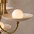 9 Light Brass Chandelier, Mid Century Modern Globe Light, Handmade Antique Brass Ceiling Fixture, Luxury Dining Room Lighting For Sale - Image 11 of 13