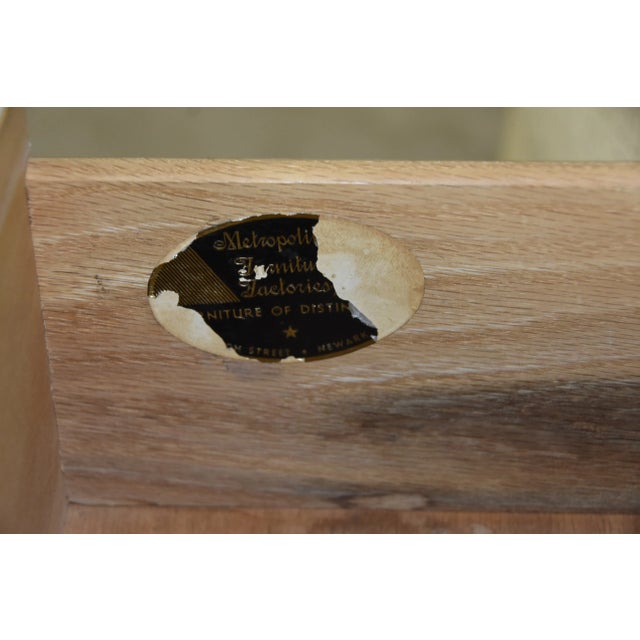 Mid-Century Modern American of Martinsville Eight Drawer Bamboo Dresser For Sale - Image 10 of 12