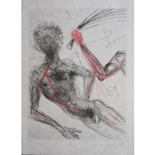 1960s Dali La Venus Aux Fourrures Woman With Whip H Sig Dali Archives Certified For Sale