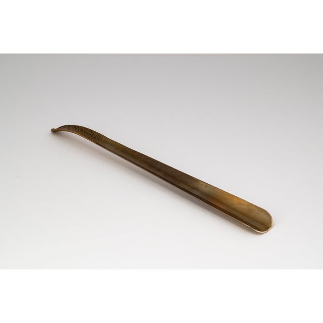 Mid-Century Modern Brass Shoehorn, 1940s For Sale - Image 10 of 10