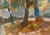 1950s Forest Landscape Oil Painting, Ukrainian Art, 1957 18-24 For Sale - Image 5 of 6