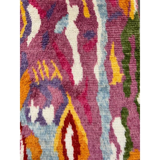 Contemporary Turkish Oushak Rug 2'3" x 3'3" For Sale - Image 3 of 4