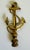 Late 20th Century Vintage Brass Nautical Anchor Lamp Finial With Rope Detail For Sale - Image 5 of 5