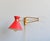 Modern Metal, Brass, and Glass Diablo Wall Lamp by René Mathieu for Lunel, 1950s For Sale - Image 3 of 6