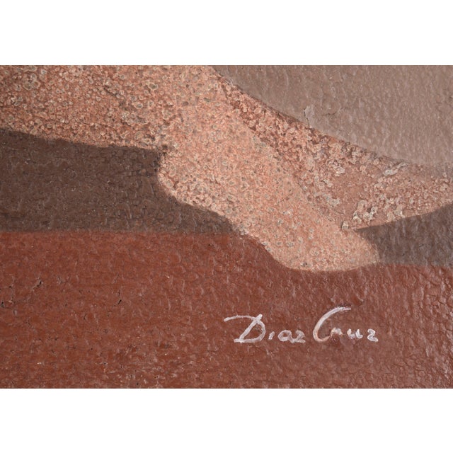 Modern Reclining Nude Female Figure by Diaz Cruz For Sale - Image 4 of 5