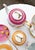 Hand-Painted Limoges Porcelain Tea Service by Marie Daage, 2000s, Set of 20 For Sale - Image 6 of 15
