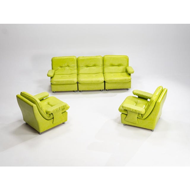 Modular Sofa and Armchairs Set, 1970s, Set of 5 For Sale - Image 14 of 14