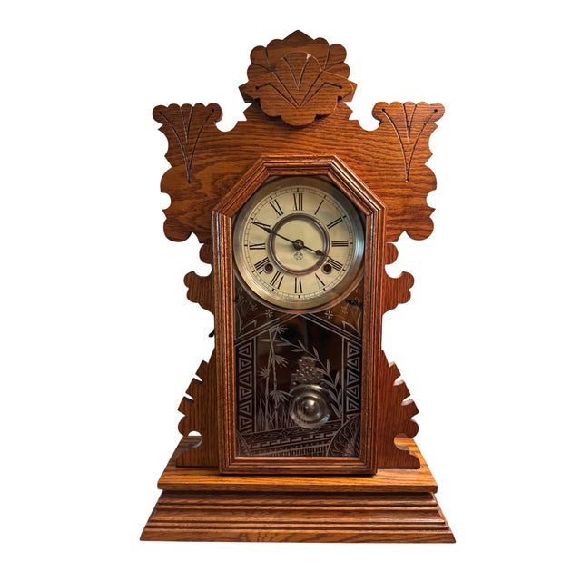 The Ansonia Clock Company, established in 1850, became renowned for its decorative and innovative clock designs,...